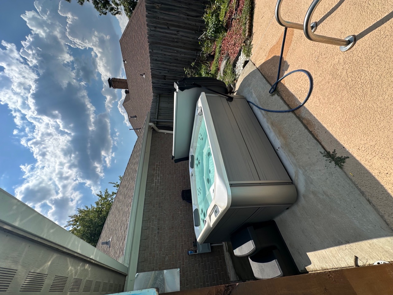 Hot tub delivered by East Texas Hot Tub Company to Tyler, Texas
