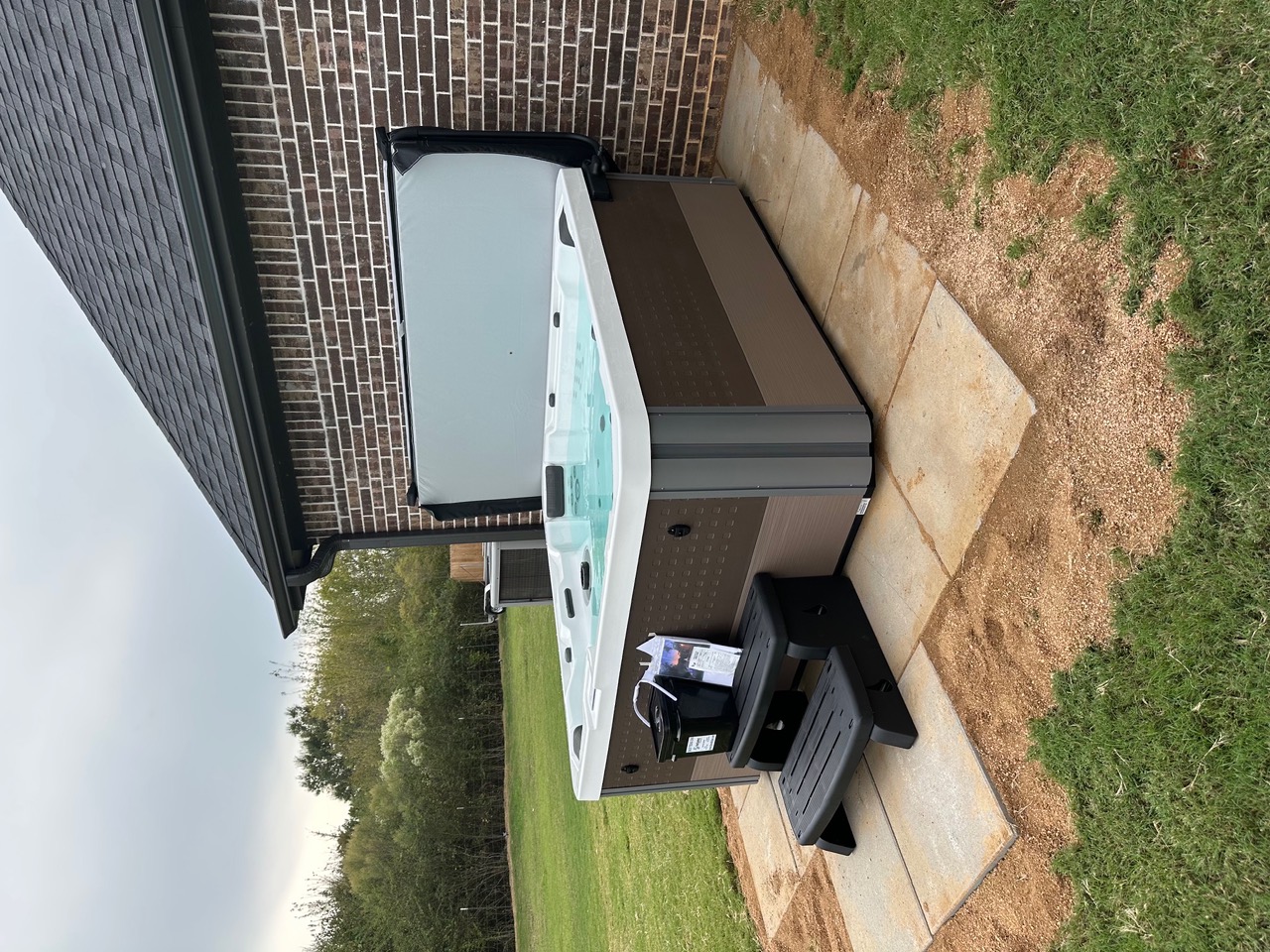 Hot tub delivered by East Texas Hot Tub Company to Canton, Texas